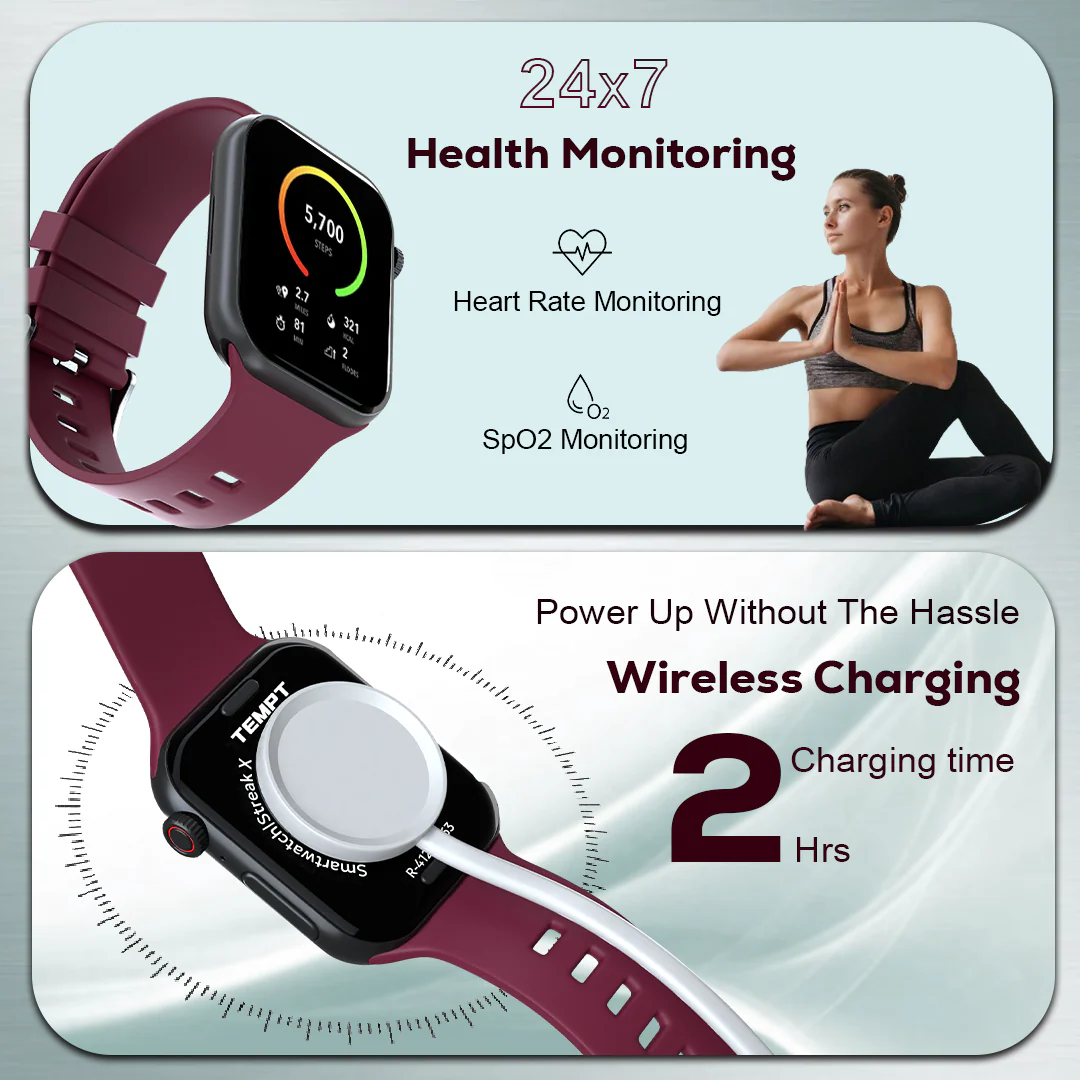 Streak X Smartwatch & Dots Bluetooth Earbuds (Combo) - Image 5
