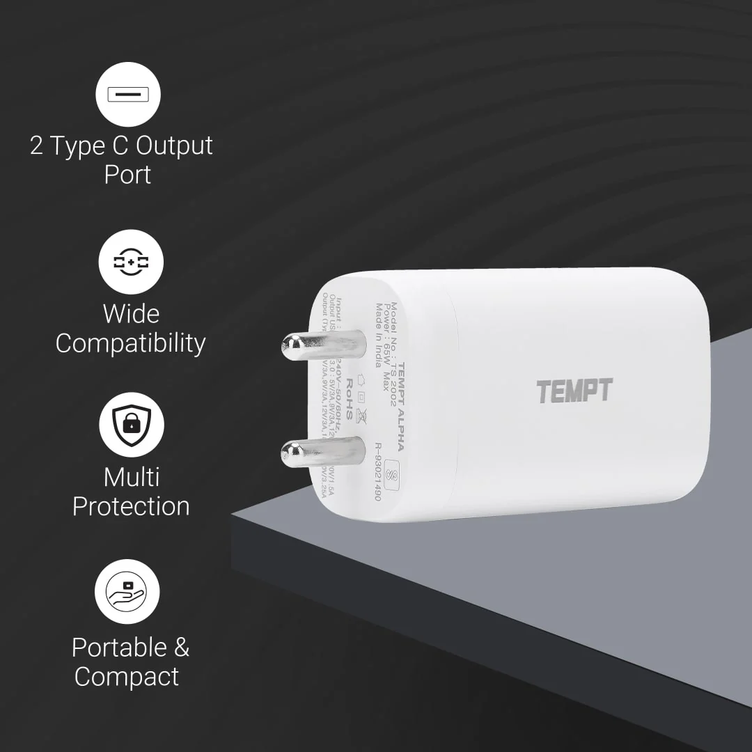 Alpha 65W Charger 2 ports - Image 8
